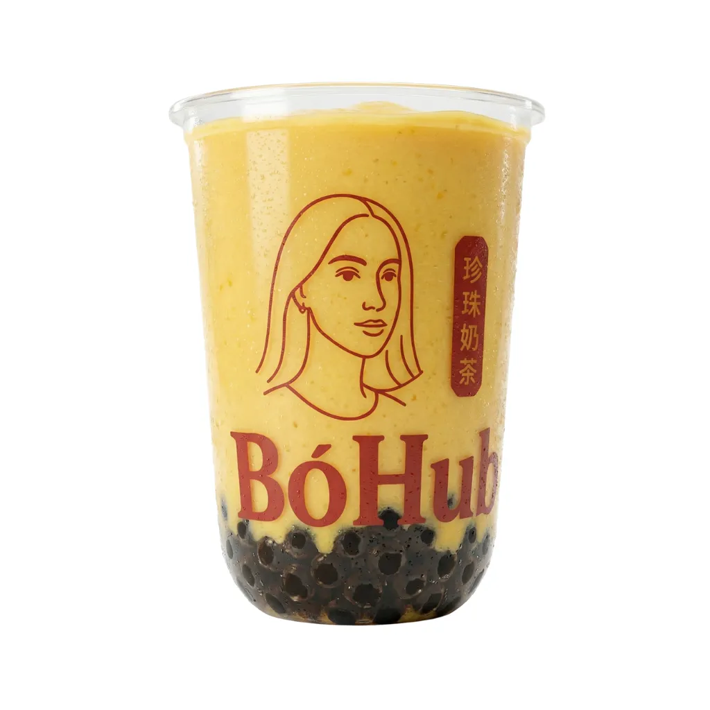 سموزي مانجو_18 SMOOTHE MANGO BOBA - Image 1